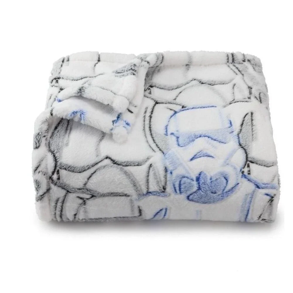 Star Wars The Big One Oversized Plush Throw Blanket Stormtrooper Pattern